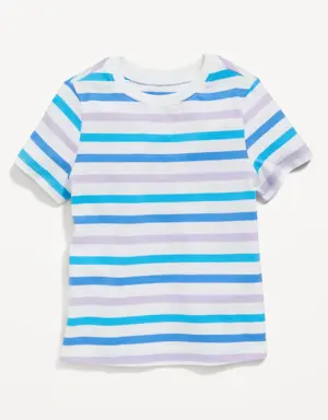 Unisex Printed Crew-Neck T-Shirt for Toddler multi