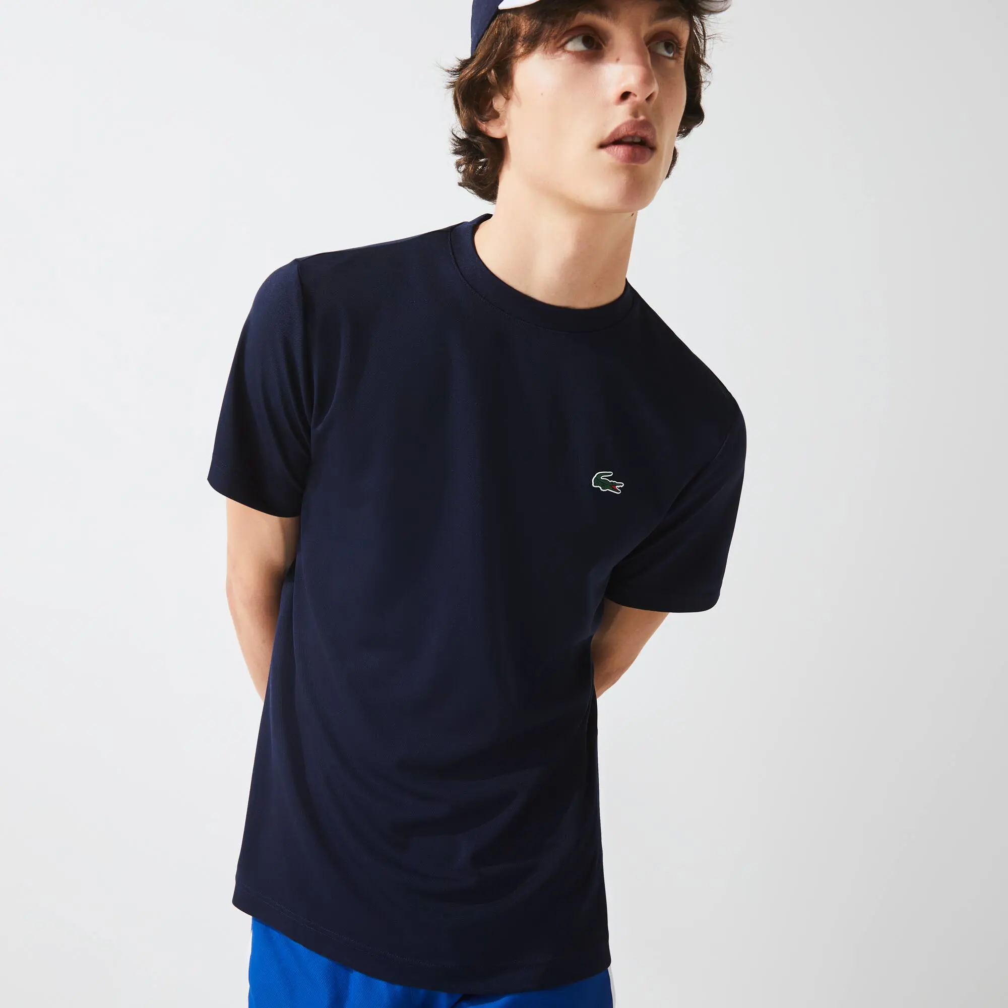 Lacoste Men's SPORT Breathable Piqué T-Shirt. 1 Lacoste Men's SPORT Breathable Piqué T-Shirt. 1