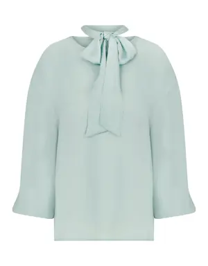 3/4 Minty Sleeve Solid Blouse - 4 / MINT