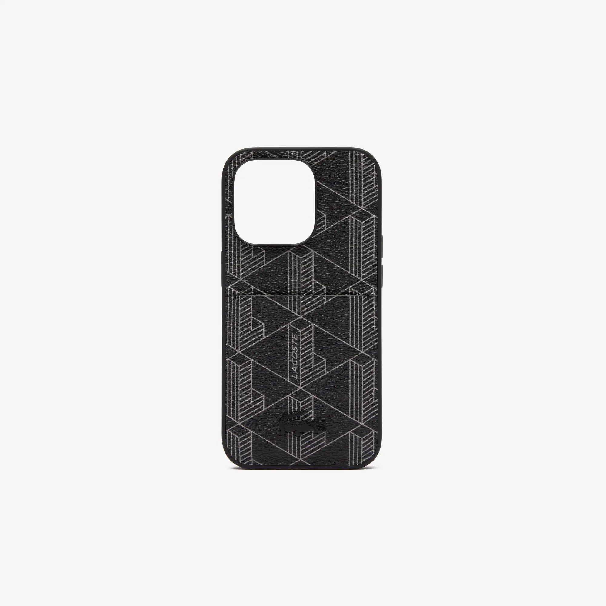 Lacoste The Blend Croc Print iPhone 14 Pro Case. 1