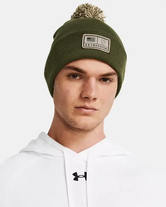 Under Armour UA Freedom Collegiate Pom Beanie. 3