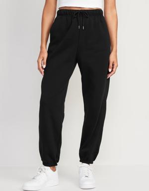Old Navy Extra High-Waisted Vintage Sweatpants for Women black