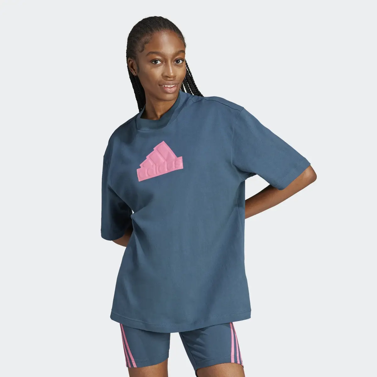 Adidas Future Icons Badge of Sport Boyfriend Tee. 2