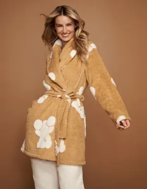 Teddy Bear Soft Plush Robe