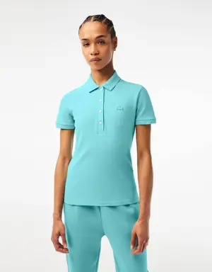 Lacoste Women's Lacoste Slim fit Stretch Cotton Piqué Polo Shirt
