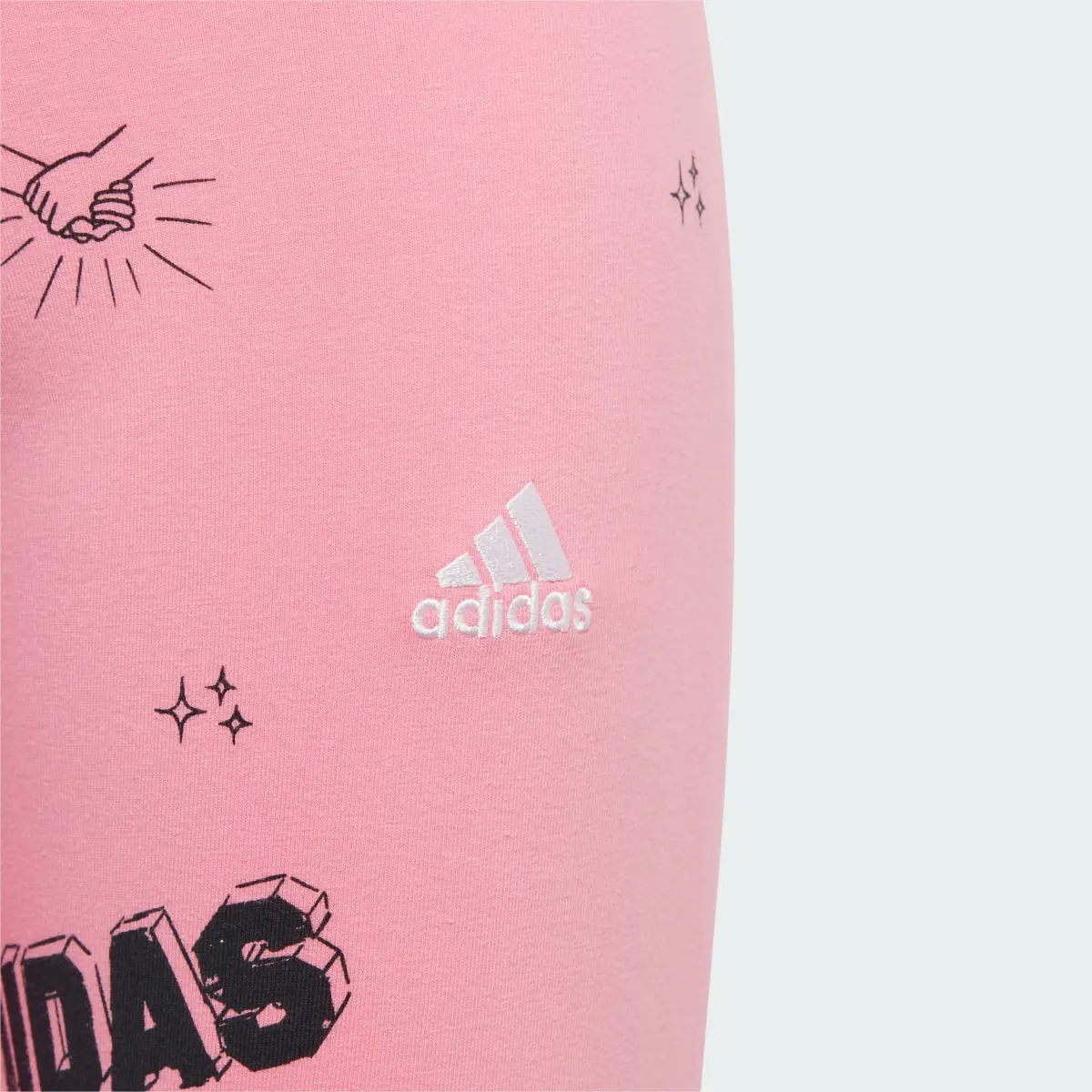 Adidas Brand Love Allover Print Kids Tayt. 3