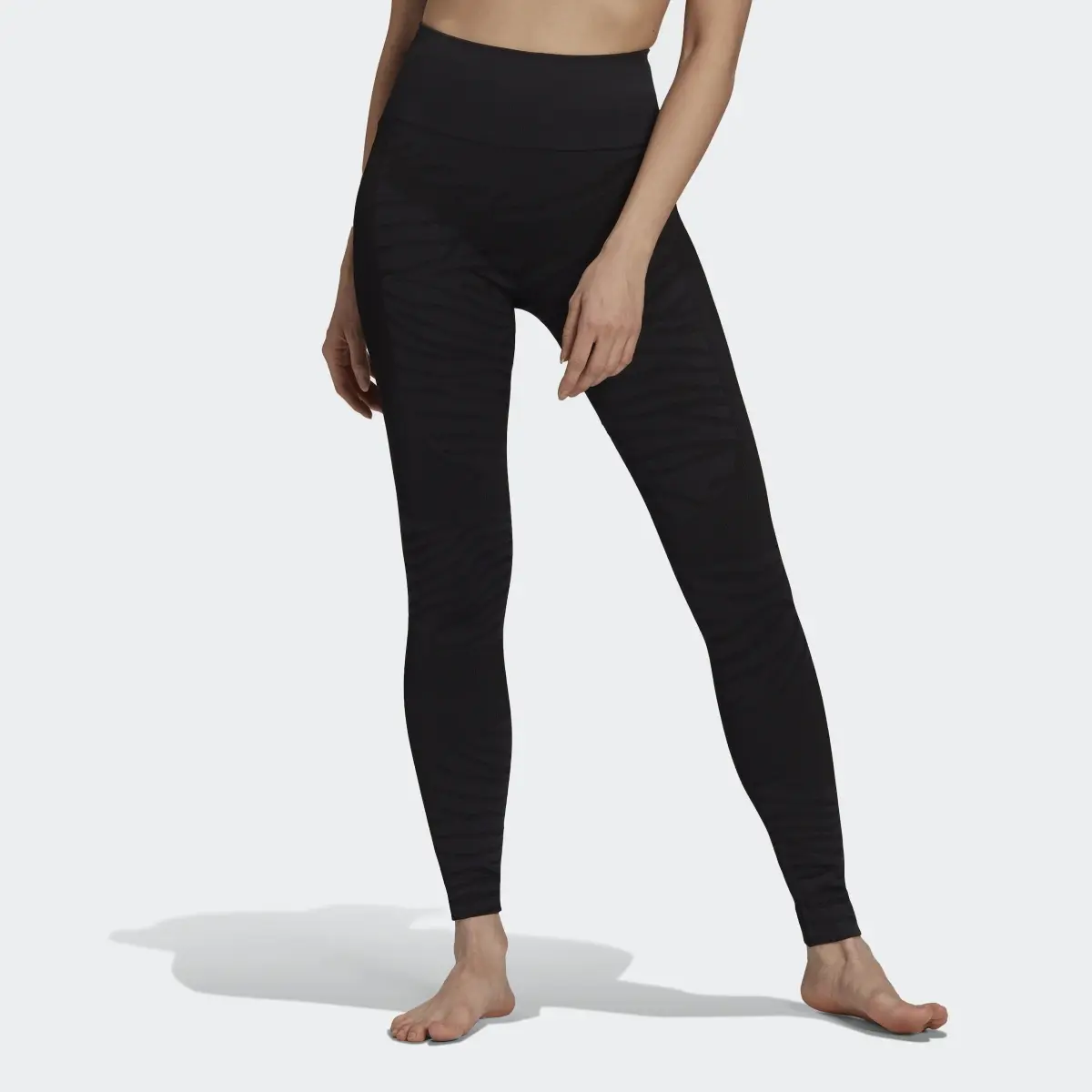 Adidas by Stella McCartney Seamless Yoga Tights. 1