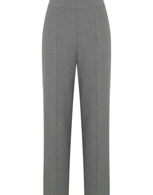 Straight Formal Trousers - 2 / GREY