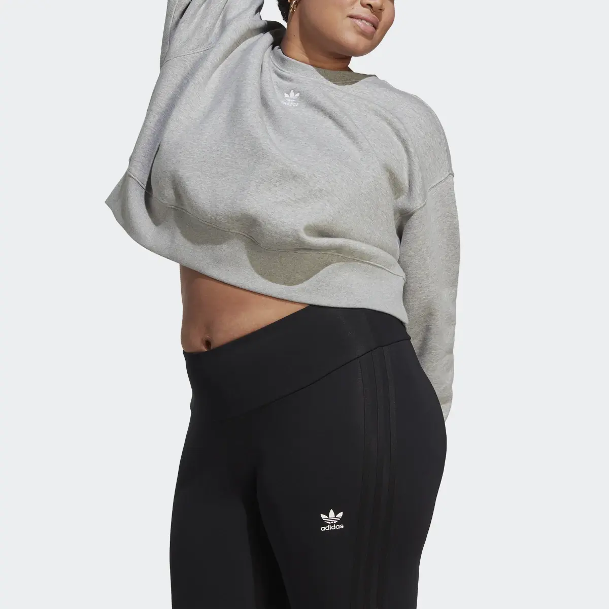 Adidas Adicolor Essentials Crew Sweatshirt (Plus Size). 1