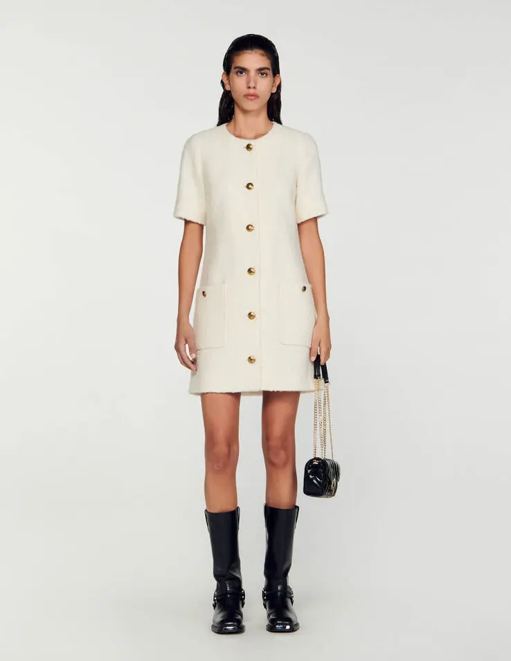 Sandro Short tweed dress. 1