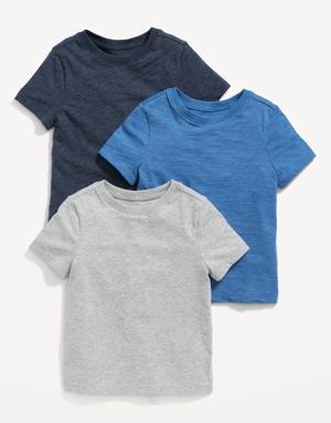 3-Pack Short-Sleeve T-Shirt for Toddler Boys blue