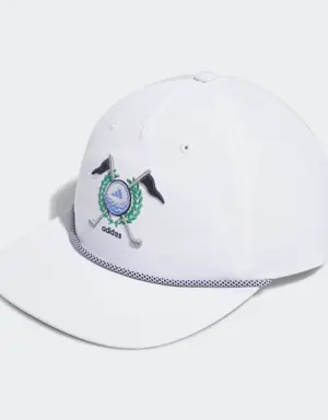 Adidas Retro Five-Panel Golf Hat. 2