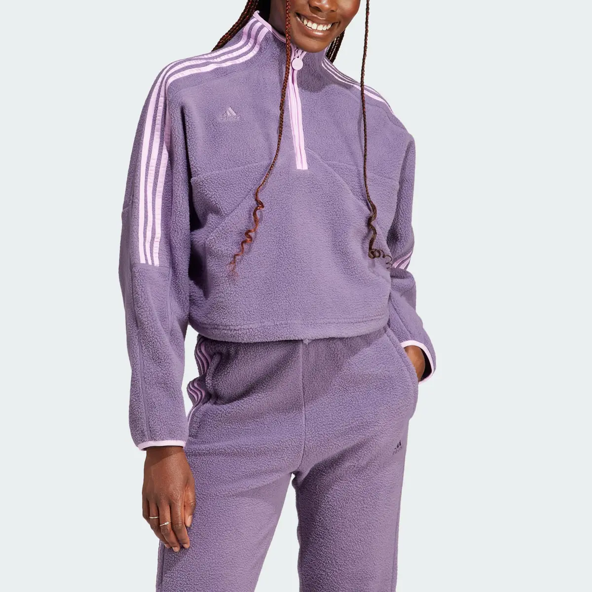 Adidas Felpa Tiro Half-Zip Fleece. 1