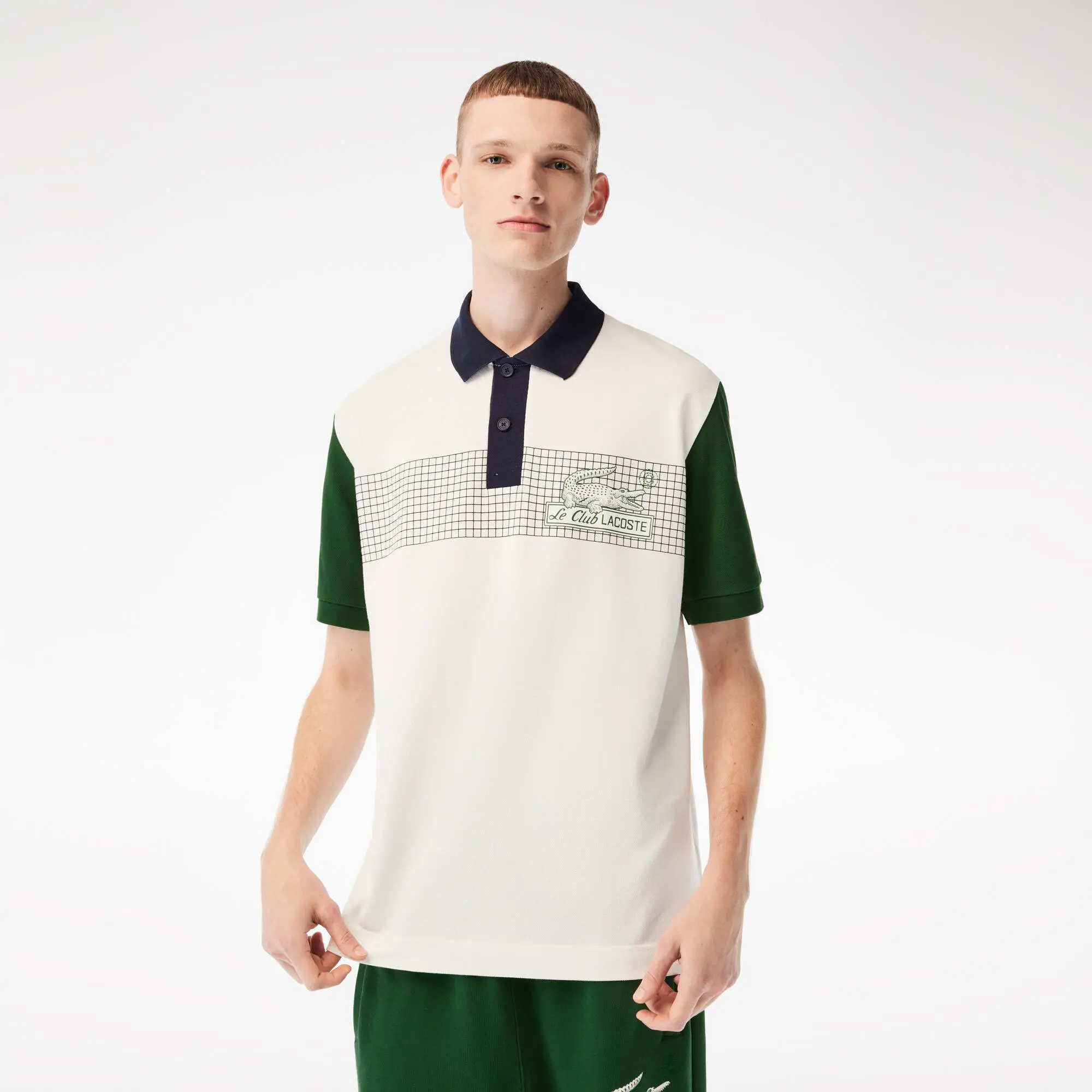 Lacoste Men’s Lacoste Loose Fit Organic Cotton Polo Shirt. 1
