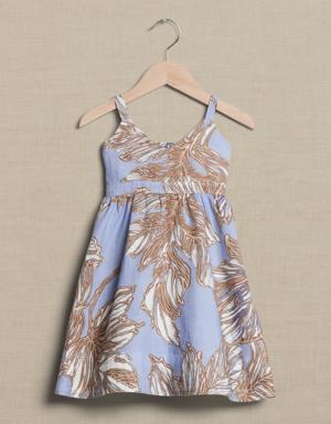 Isa Linen Dress for Baby + Toddler multi