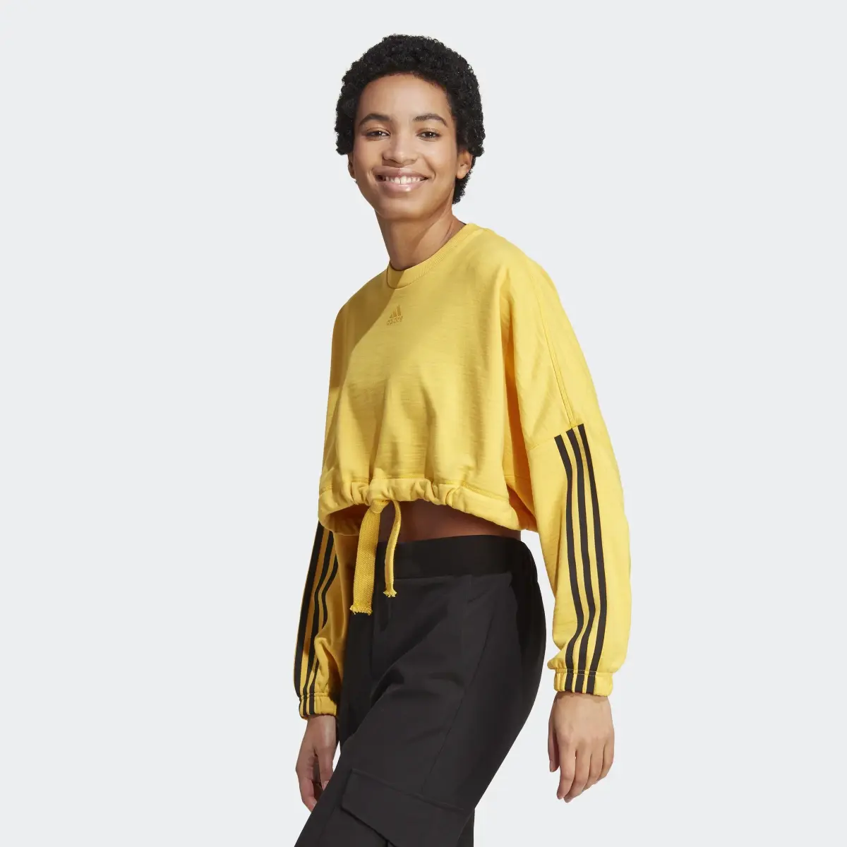 Adidas Dance Crop Versatile Sweatshirt. 2
