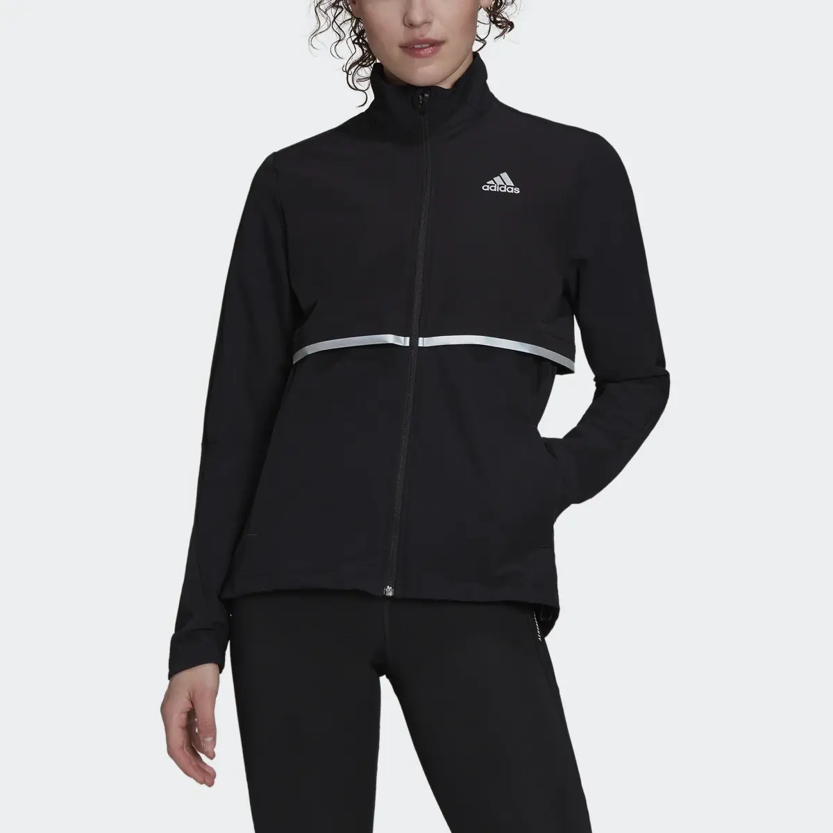 Adidas Own The Run Soft Shell Jacket. 1