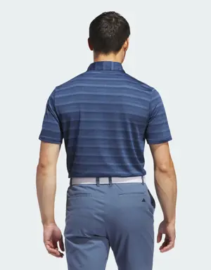 Two-Color Striped Polo Shirt