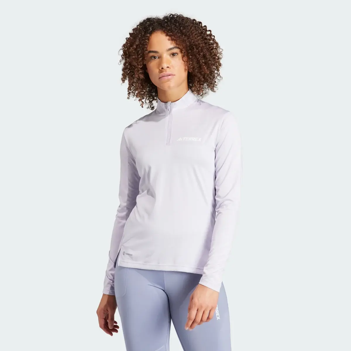 Adidas Terrex Multi Half-Zip Long-Sleeve Top. 2