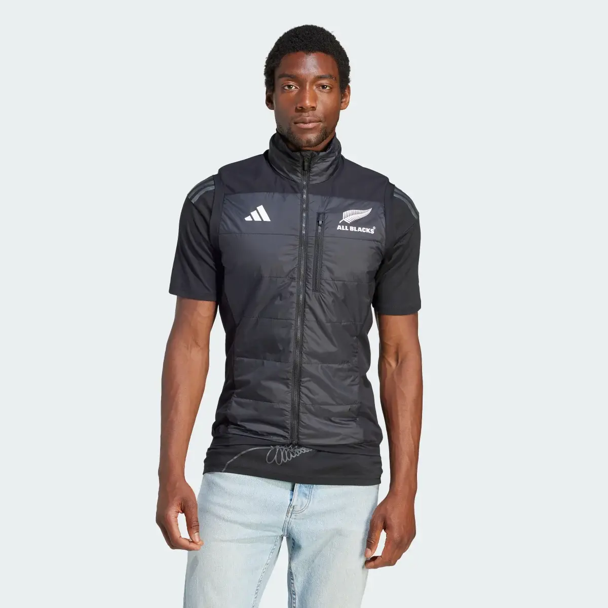 Adidas All Blacks Rugby Filled Vest. 2