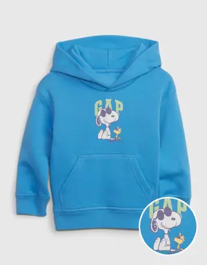Toddler Gap Arch Logo Peanuts Graphic Hoodie blue