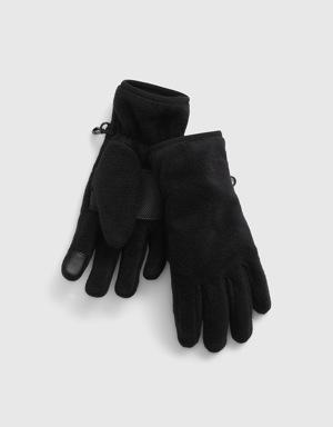 Kids Profleece Gloves black