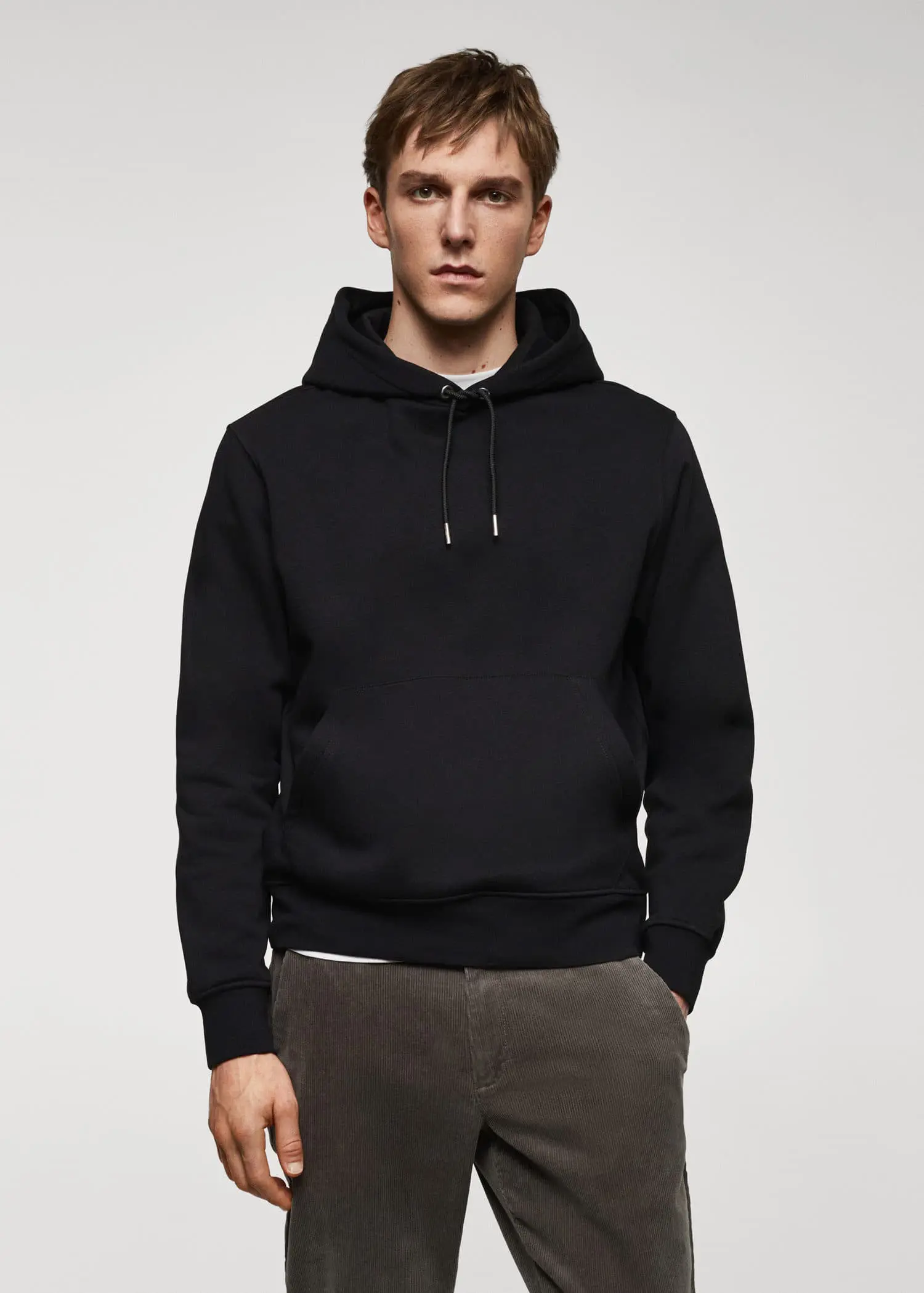 Mango Kangaroo hooded cotton sweatshirt. 1