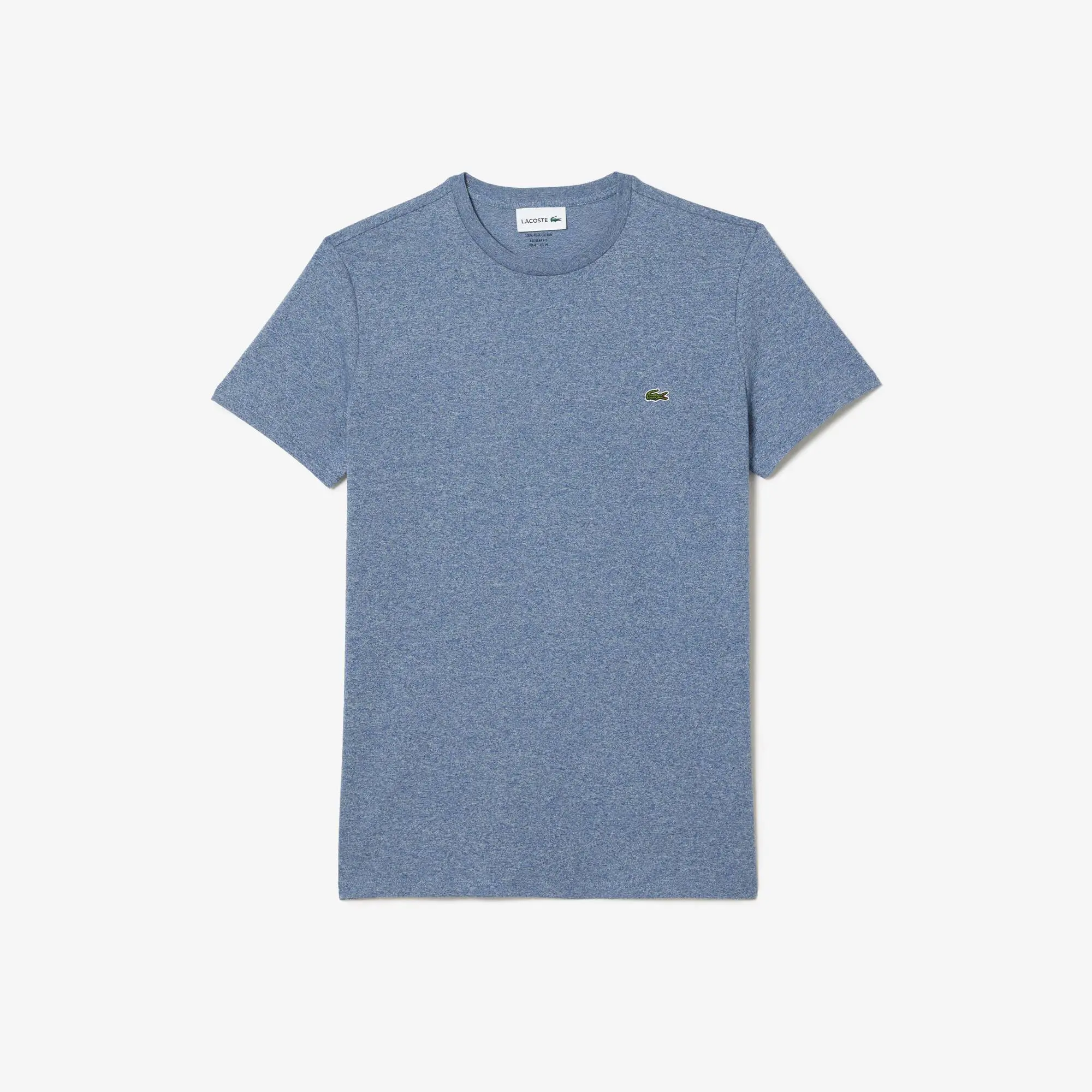 Lacoste T-shirt decote redondo em jersey de algodão pima unicolor. 2