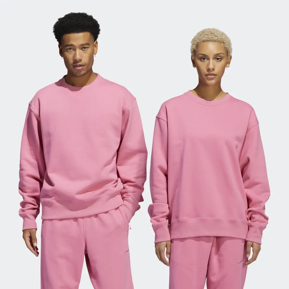 Adidas Pharrell Williams Basics Crew Sweatshirt (Gender Neutral). 1