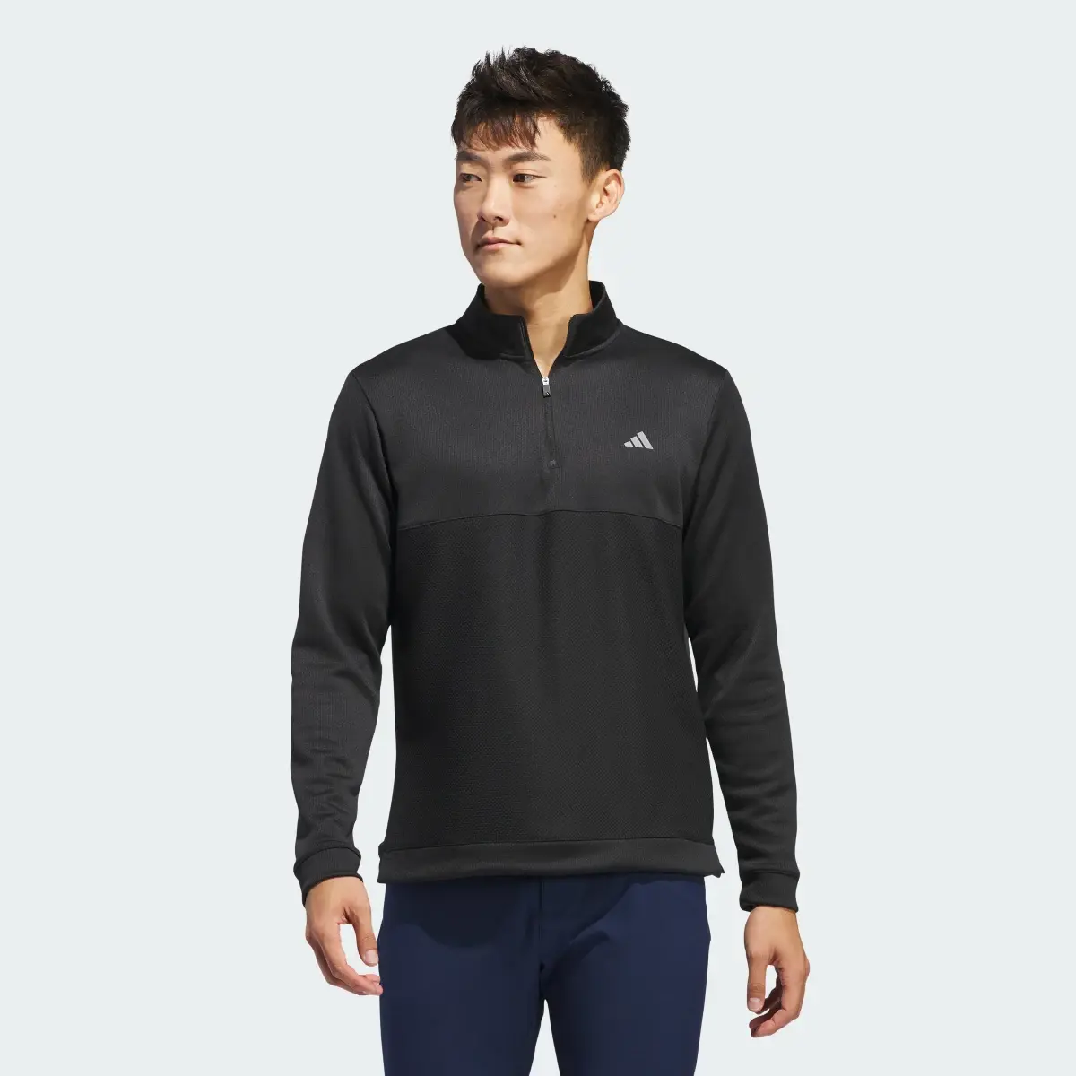 Adidas Ultimate365 Textured Quarter-Zip Top. 2