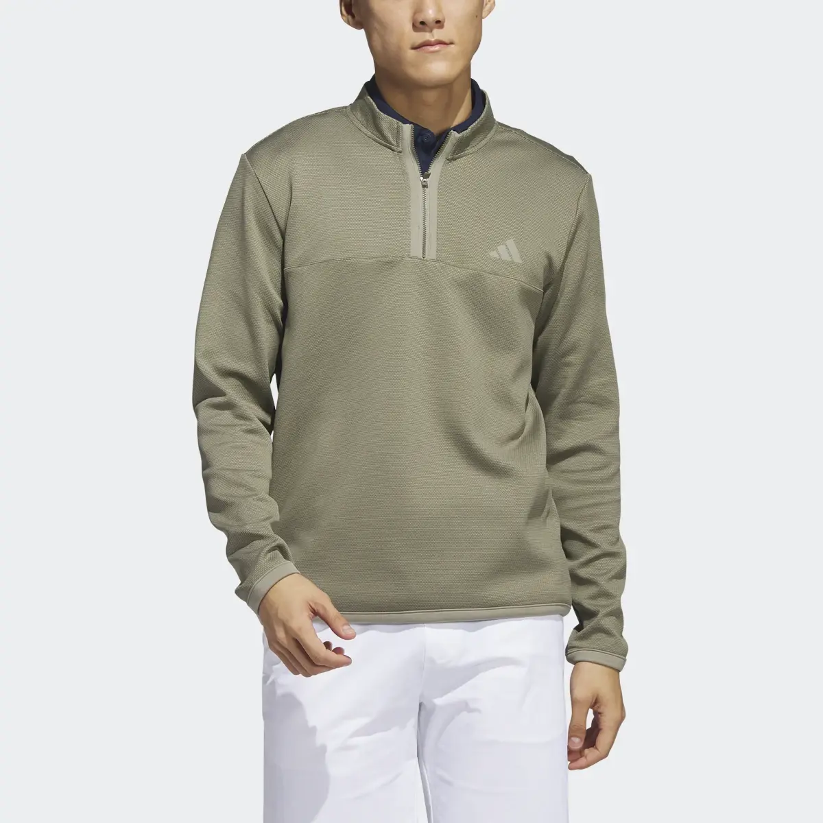 Adidas Microdot 1/4-Zip Golf Pullover. 1