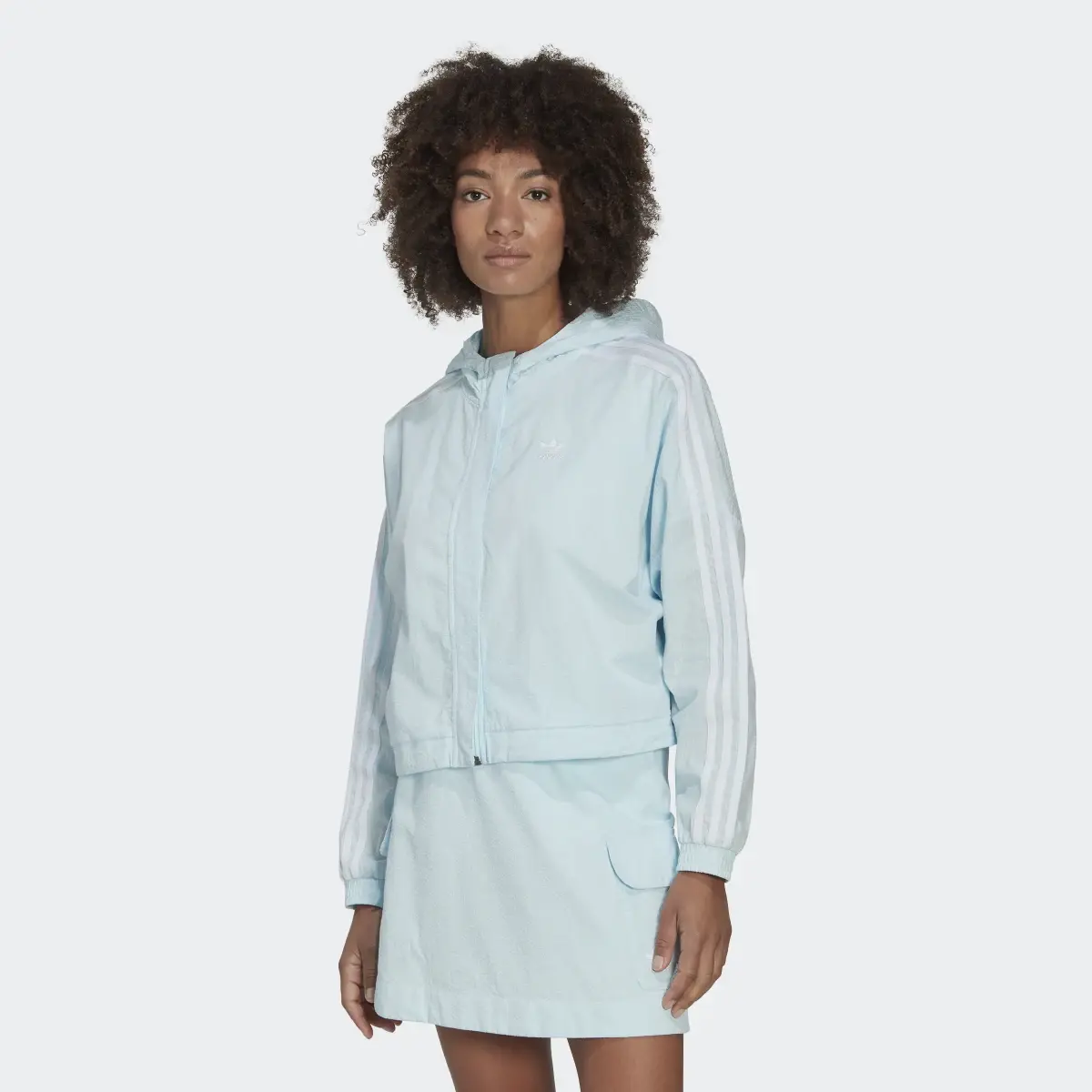 Adidas Adicolor Classics Poplin Hooded Track Top - HL9305