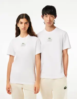 Lacoste Unisex Regular Fit Cotton Jersey Branded T-Shirt