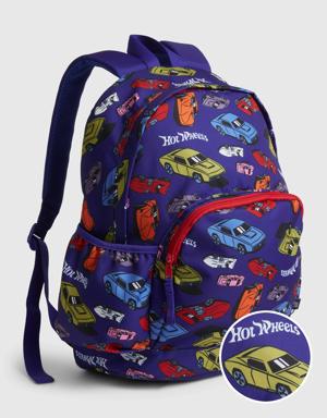 Kids Recycled Hot Wheels Backpack blue