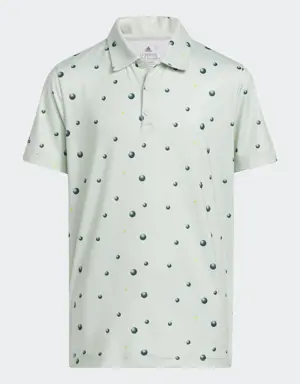 Printed Golf Polo Shirt