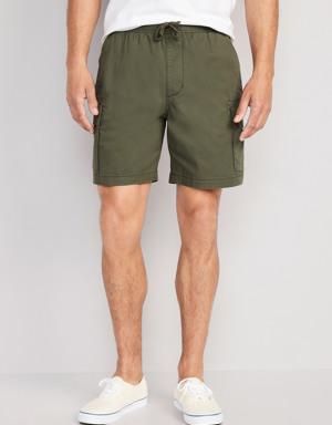Cargo Jogger Shorts for Men -- 7-inch inseam green