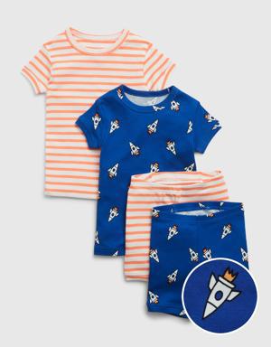 Gap babyGap Organic Cotton PJ Shorts Set (2-Pack) blue