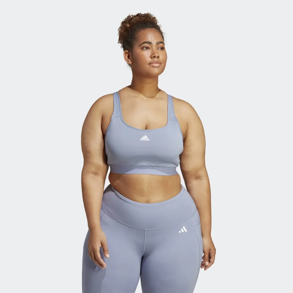 Adidas TLRD Move Training High-Support Bra (Plus Size). 2