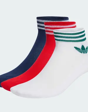 Adicolor Island Club Trefoil Ankle Socks 3 Pairs