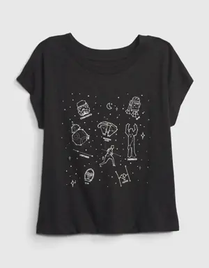Kids &#124 Star Wars&#153 Organic Cotton Graphic T-Shirt black