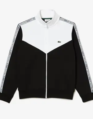 Sweatshirt Jogger zippé homme Lacoste classic fit color-block