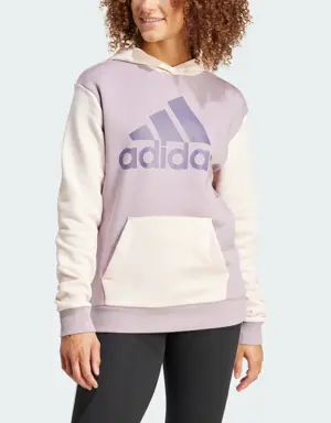 Adidas Sweat-shirt à capuche en molleton à logo Essentials Boyfriend