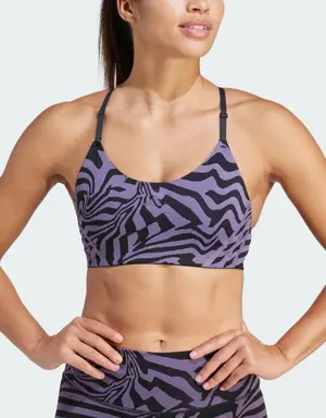 Aeroimpact Training Light-Support Jacquard 3-Stripes Bra