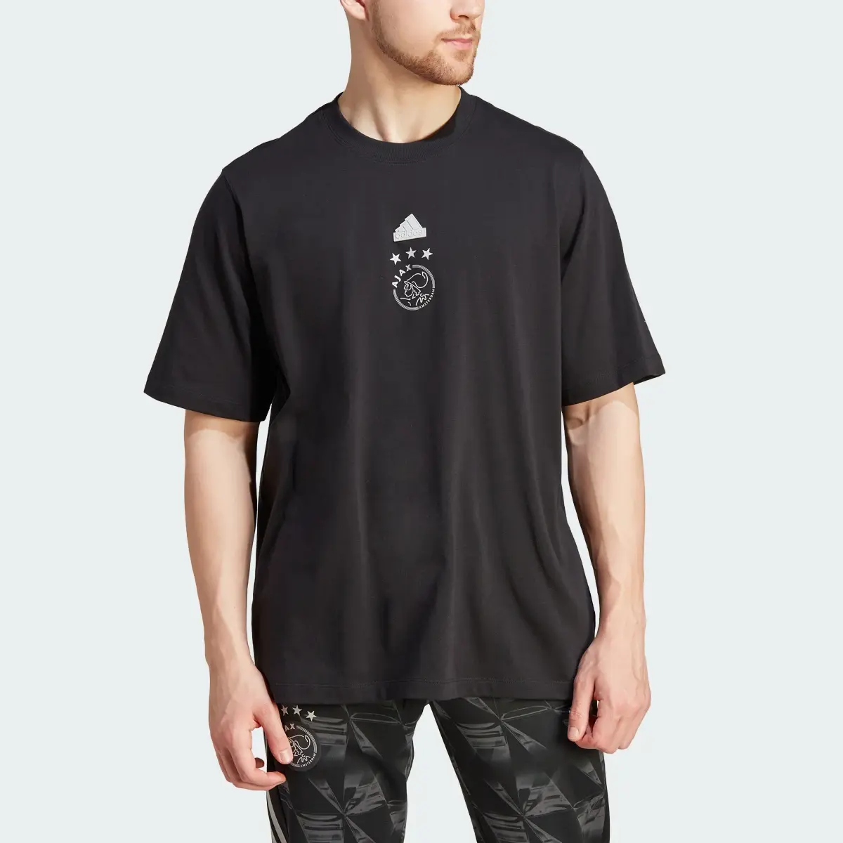 Adidas Ajax LFSTLR Oversized T-Shirt. 1