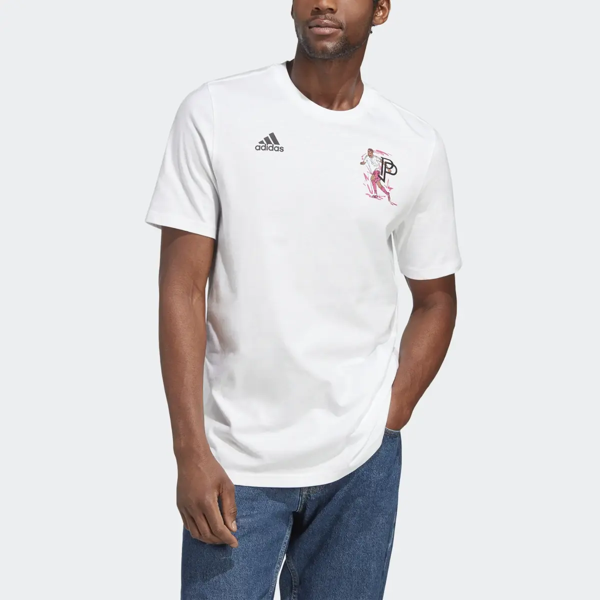 Adidas Playera Estampada Pogba Icon. 1