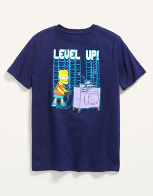 Gender-Neutral Licensed Pop-Culture T-Shirt For Kids blue