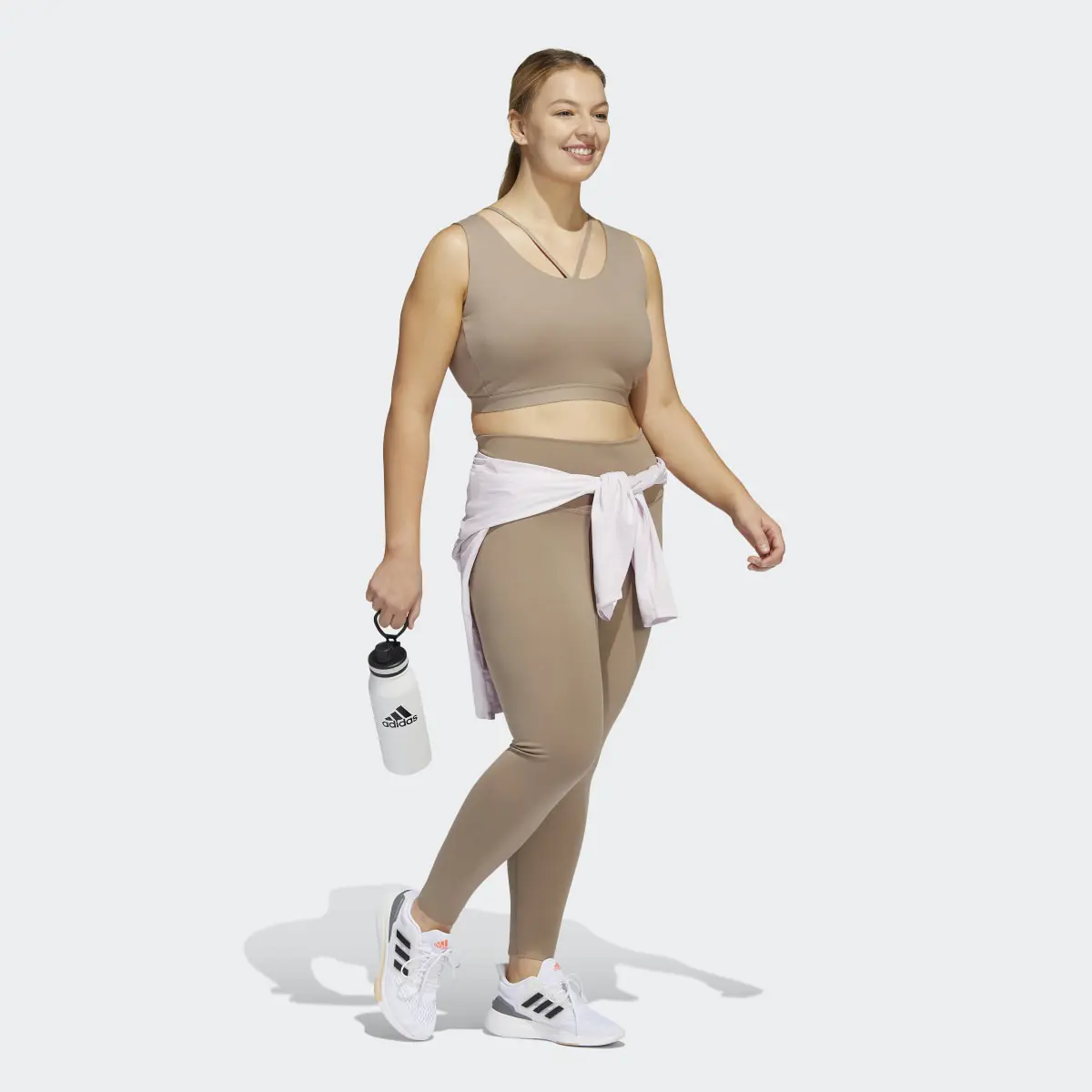 Adidas Yoga Luxe Studio 7/8 Leggings (Plus Size). 3