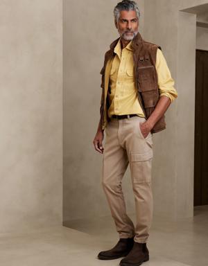 Banana Republic Expedition Linen-Cotton Shirt yellow