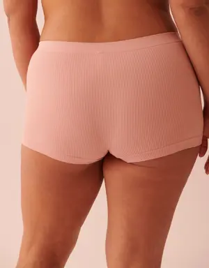 Seamless Ribbed Boyleg Panty