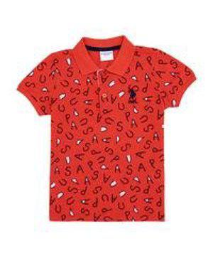 Erkek Çocuk Kırmızı Polo Yaka T-Shirt